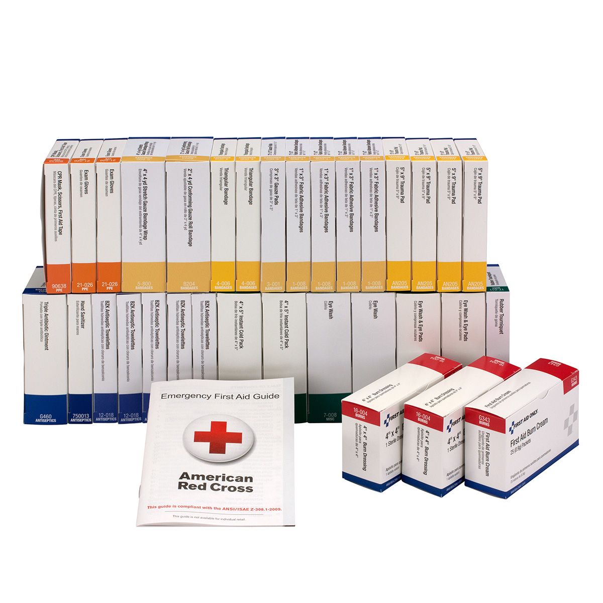 First Aid Only 100 Person Unitized First Aid Refill ANSI Compliant 90584 First Aid Only 100 Person Unitized First Aid Refill ANSI Compliant 90584